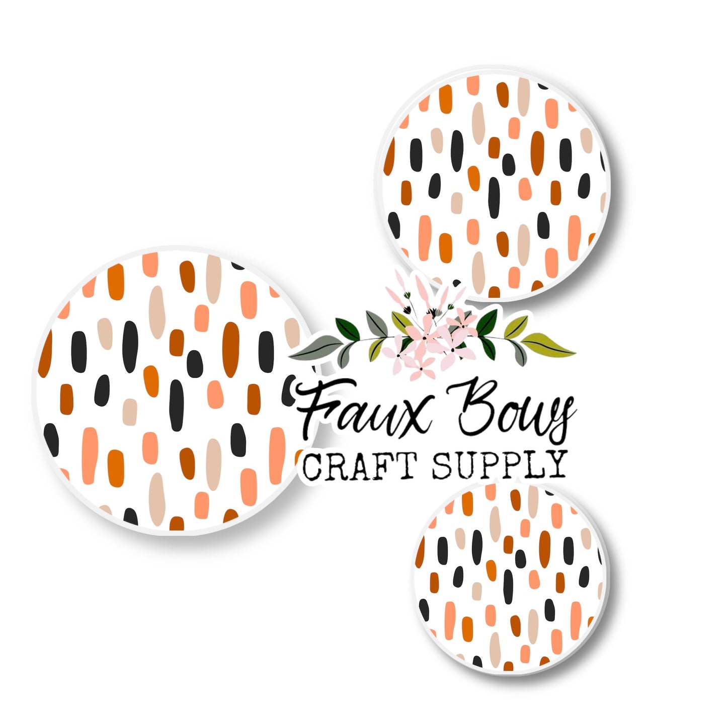Abstract Spots (Custom)-8/10/12mm Glass Cabochon