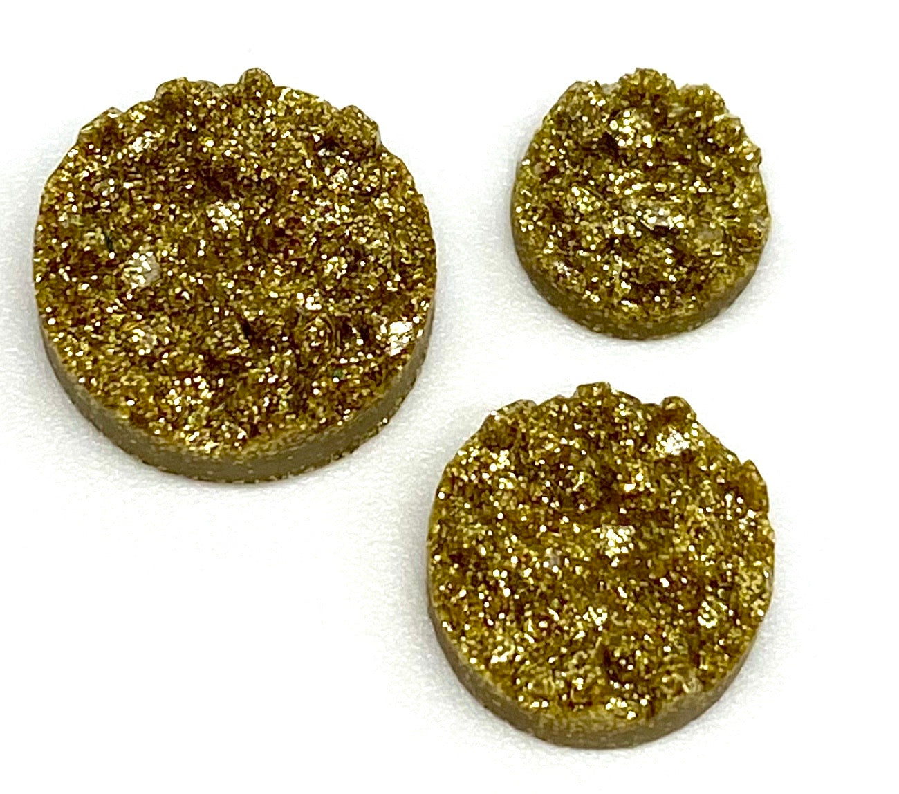 Gold-8/10/12mm Druzy