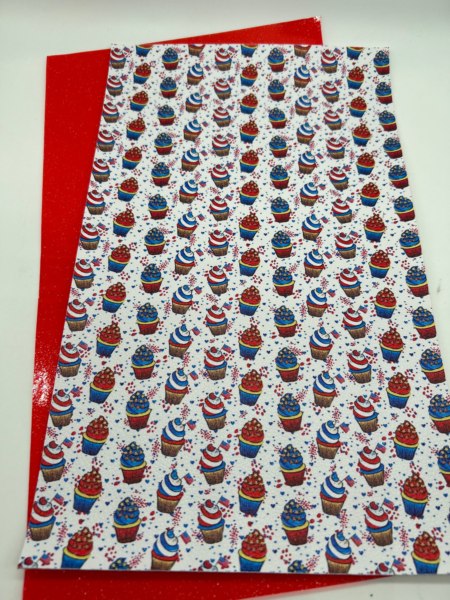 LS8 USA and Cupcakes Faux Leather Set