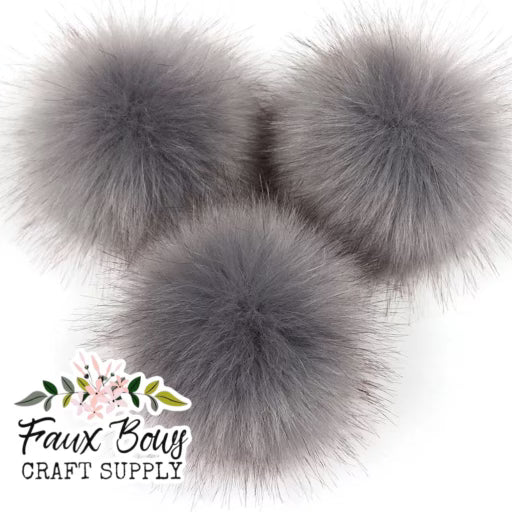 NEW Long Hair Puff Poms