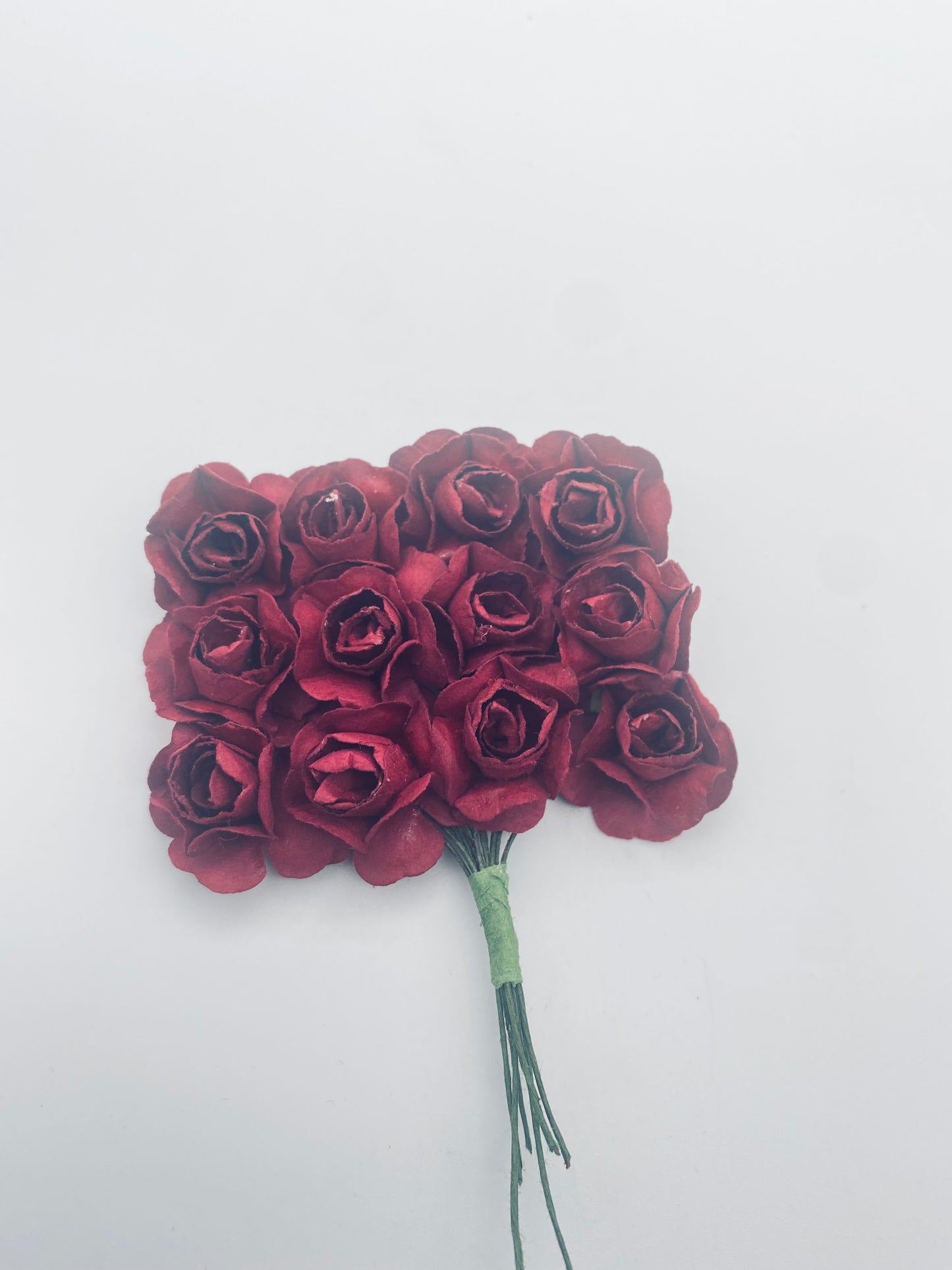 Wine Paper Flower Bunch (12)