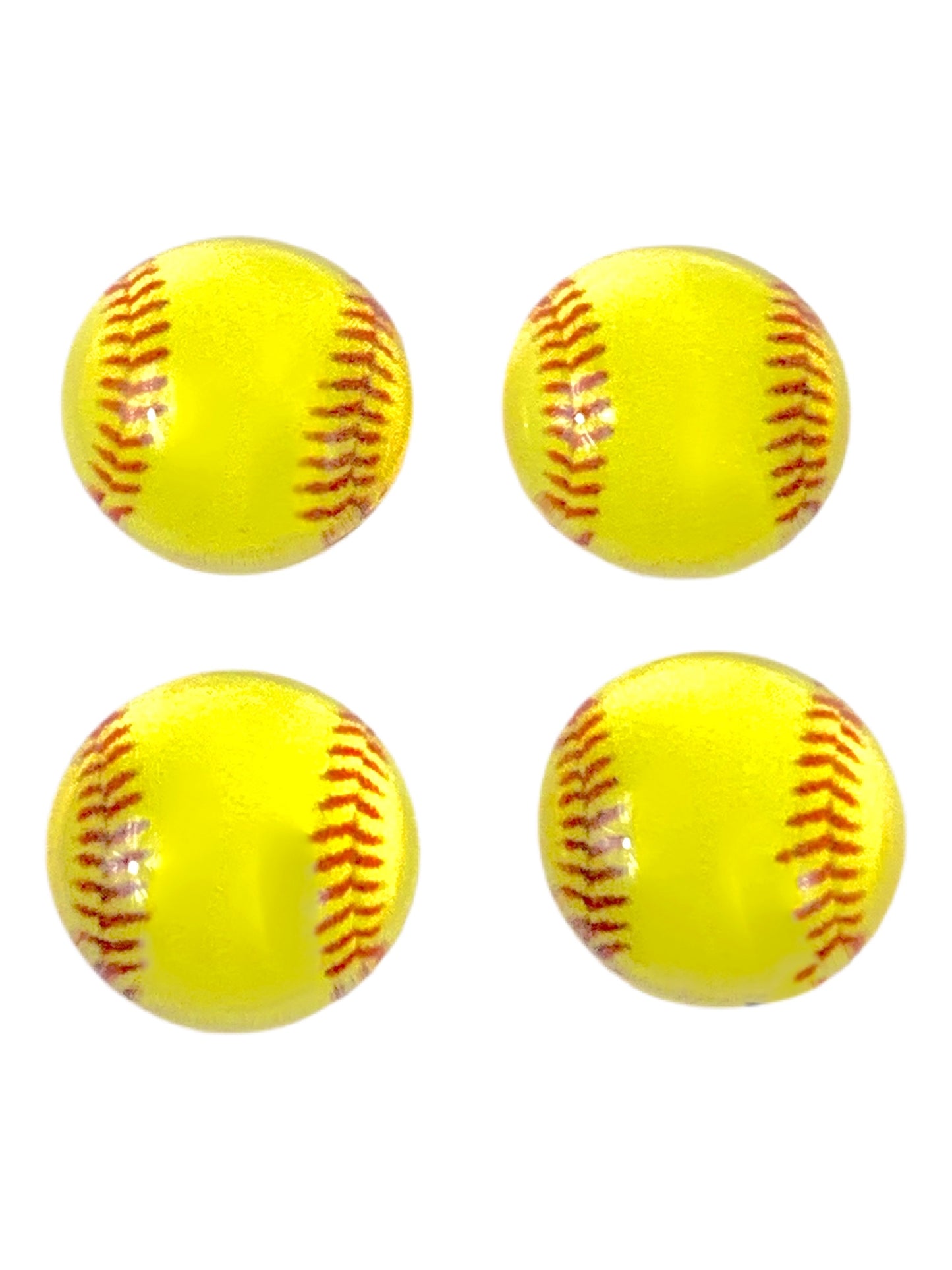 Softball-12mm Glass Cabochon