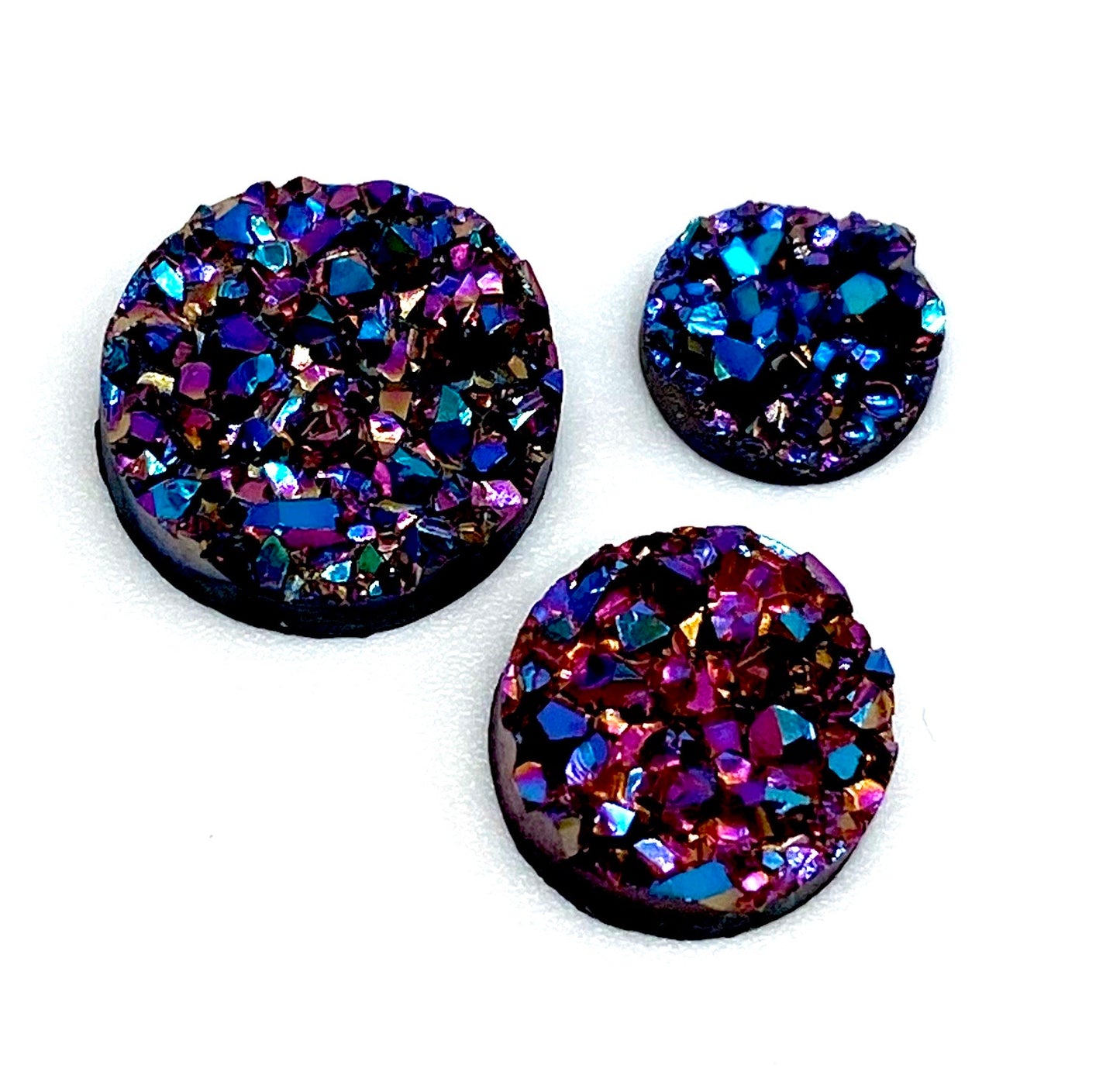 Purple Jewels- 8/10/12mm Druzy