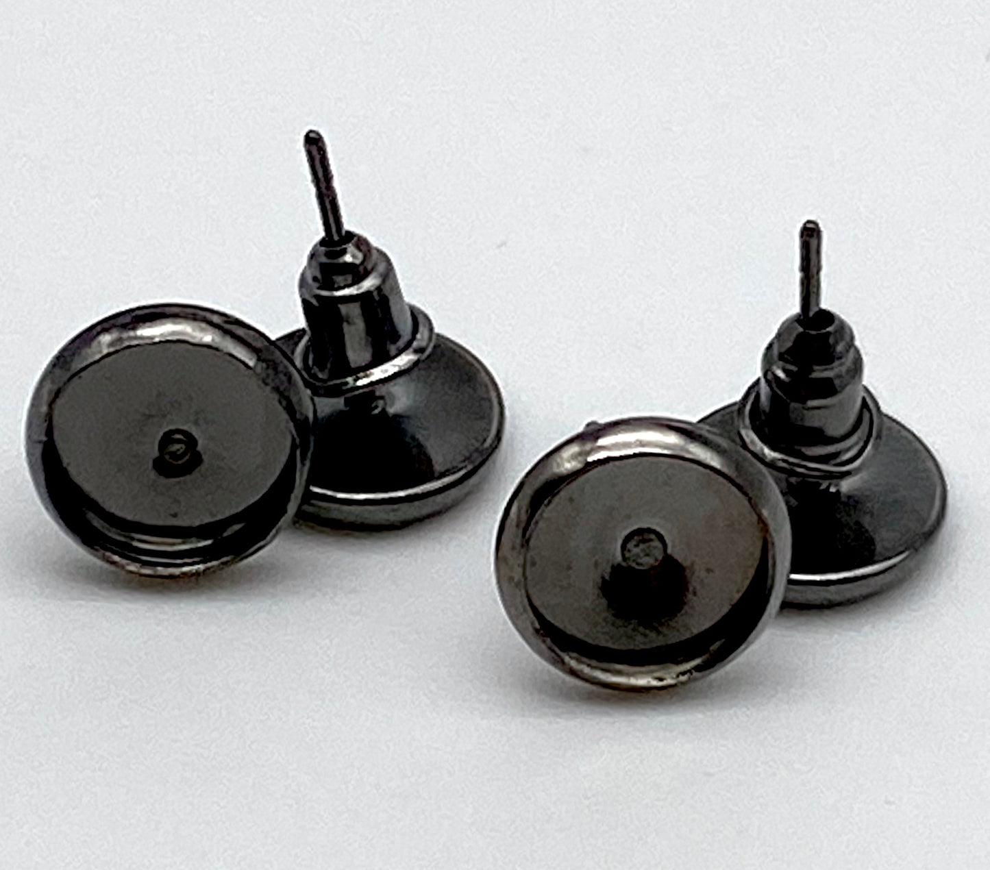 Stud Earring Base-8mm Cabochon