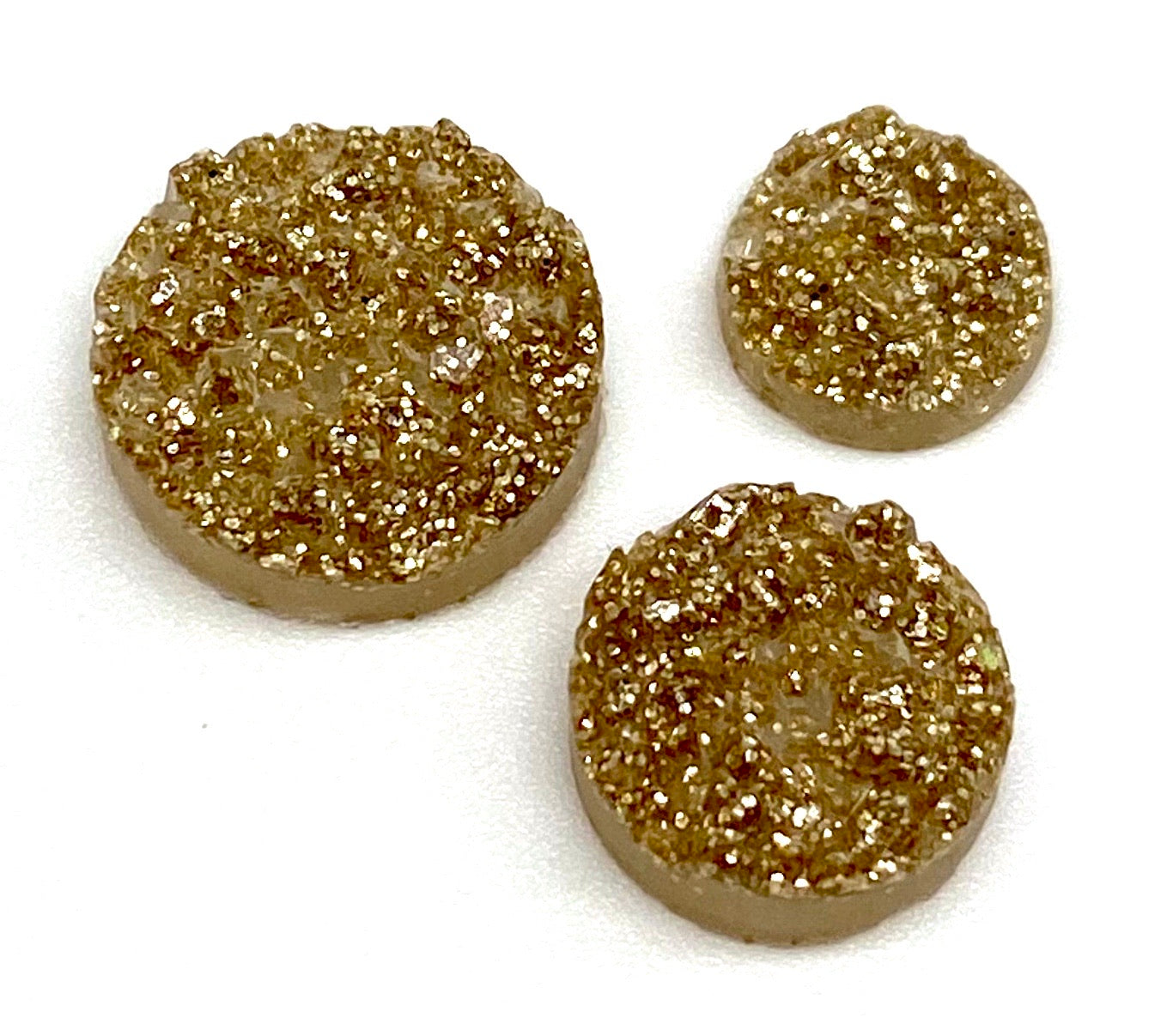Light Gold-8/10/12mm Druzy