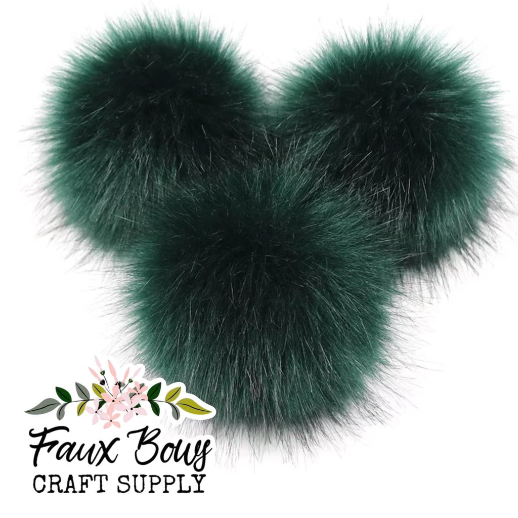 NEW Long Hair Puff Poms