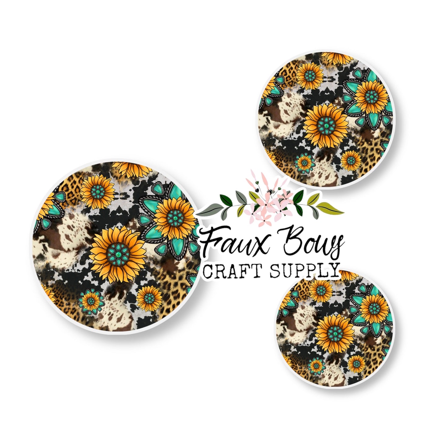 Western Beauty (Custom)-8/10/12mm Glass Cabochon