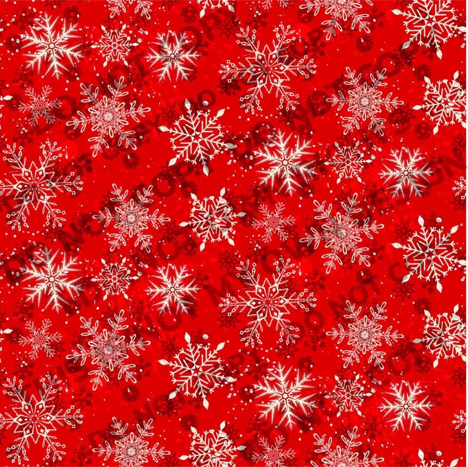 Red Snow Fabric Bullet/DBP/Leather