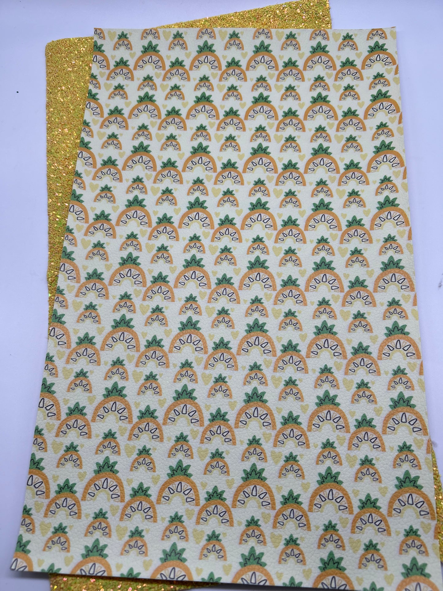 LS8 Pineapple Rainbow Faux Leather Set