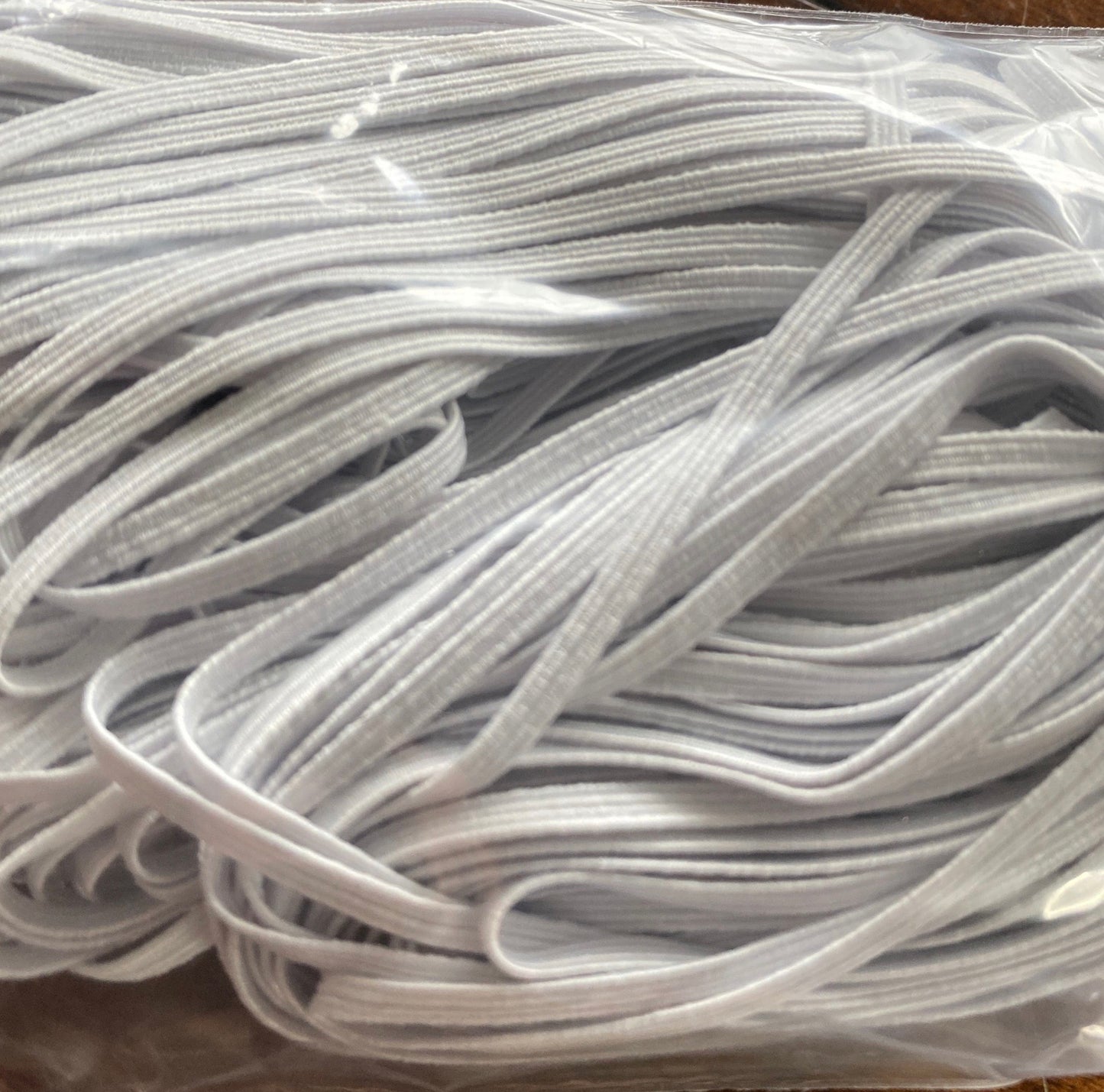 1/8” White Elastic