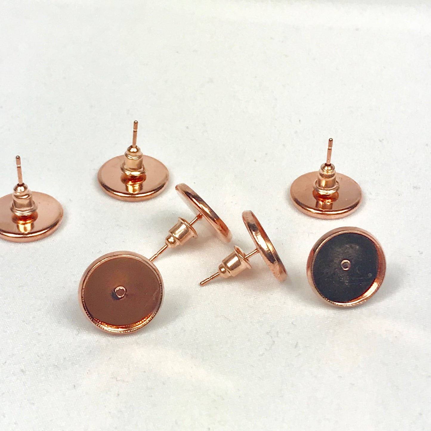 Stud Earring Base-12mm Cabochon