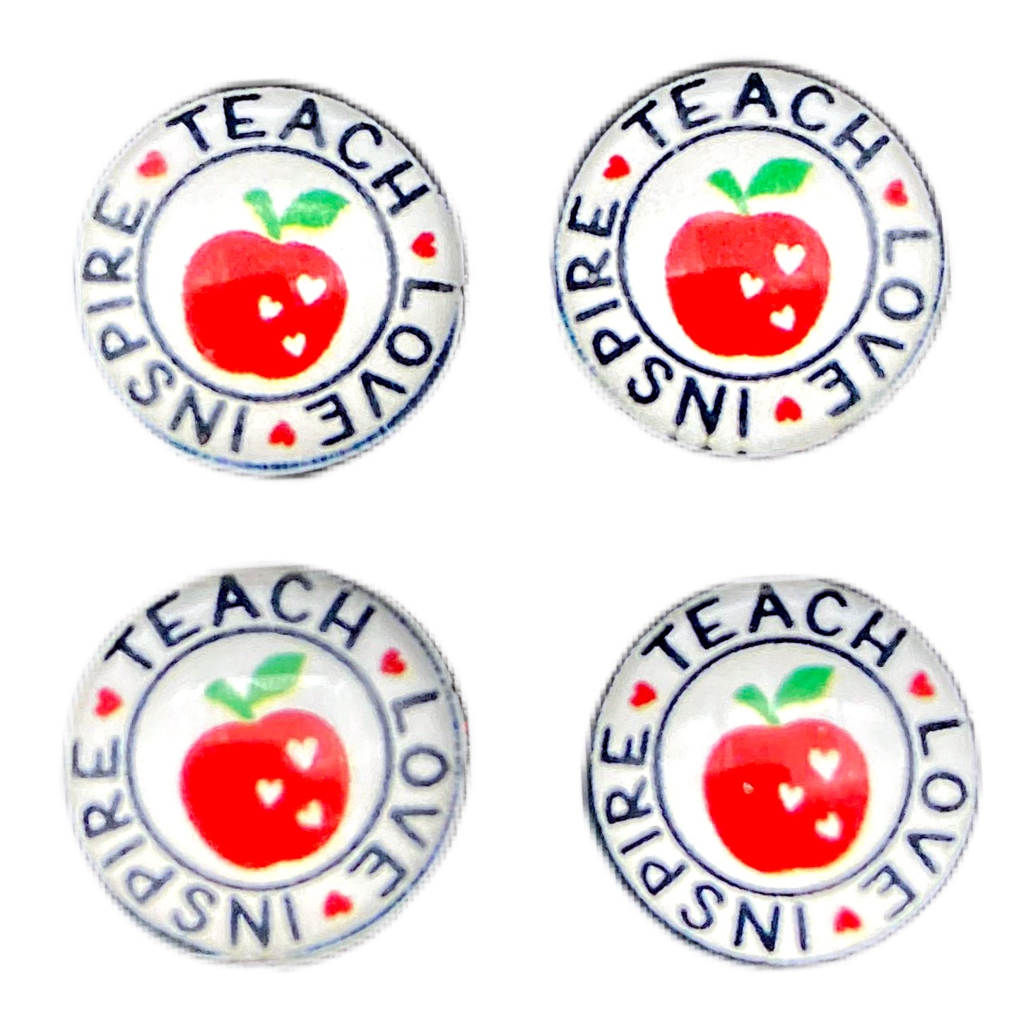 Teach❤️Love❤️Inspire (Custom)-12mm Glass Cabochon