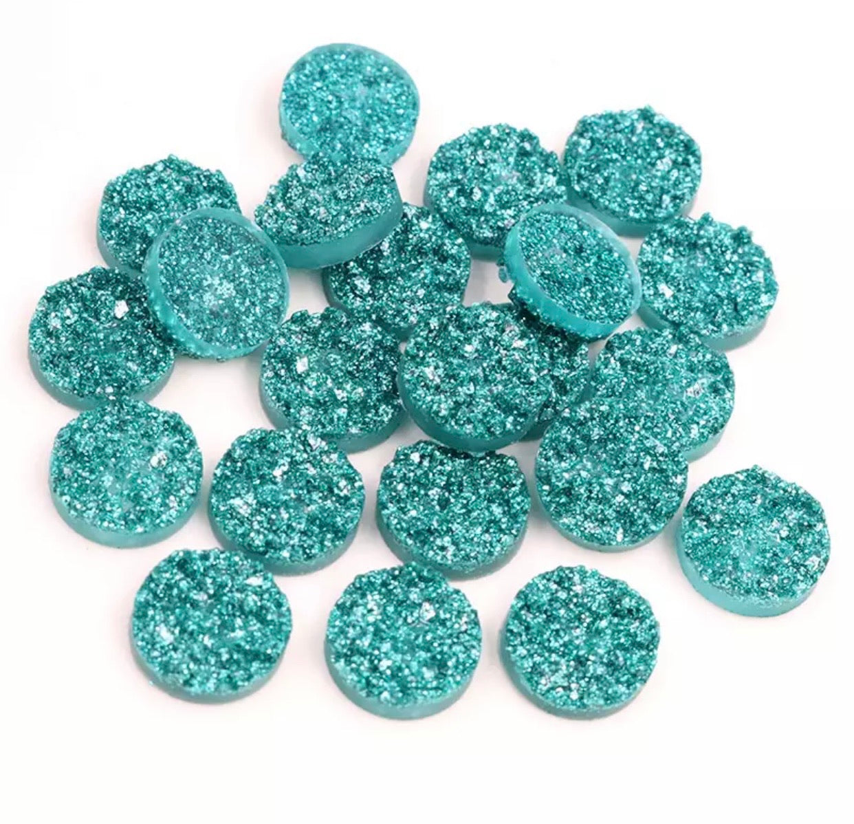 Jade -8/10/12mm Druzy