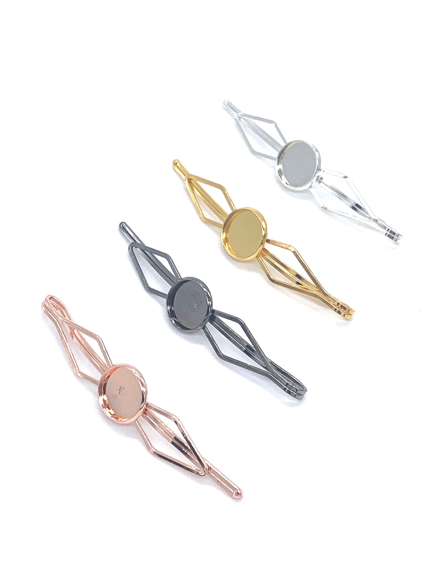 Diamond Slide 12mm Cabochon Base Clip
