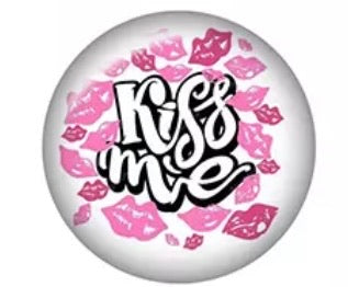 Kiss Me Lips-12mm Glass Cabochon