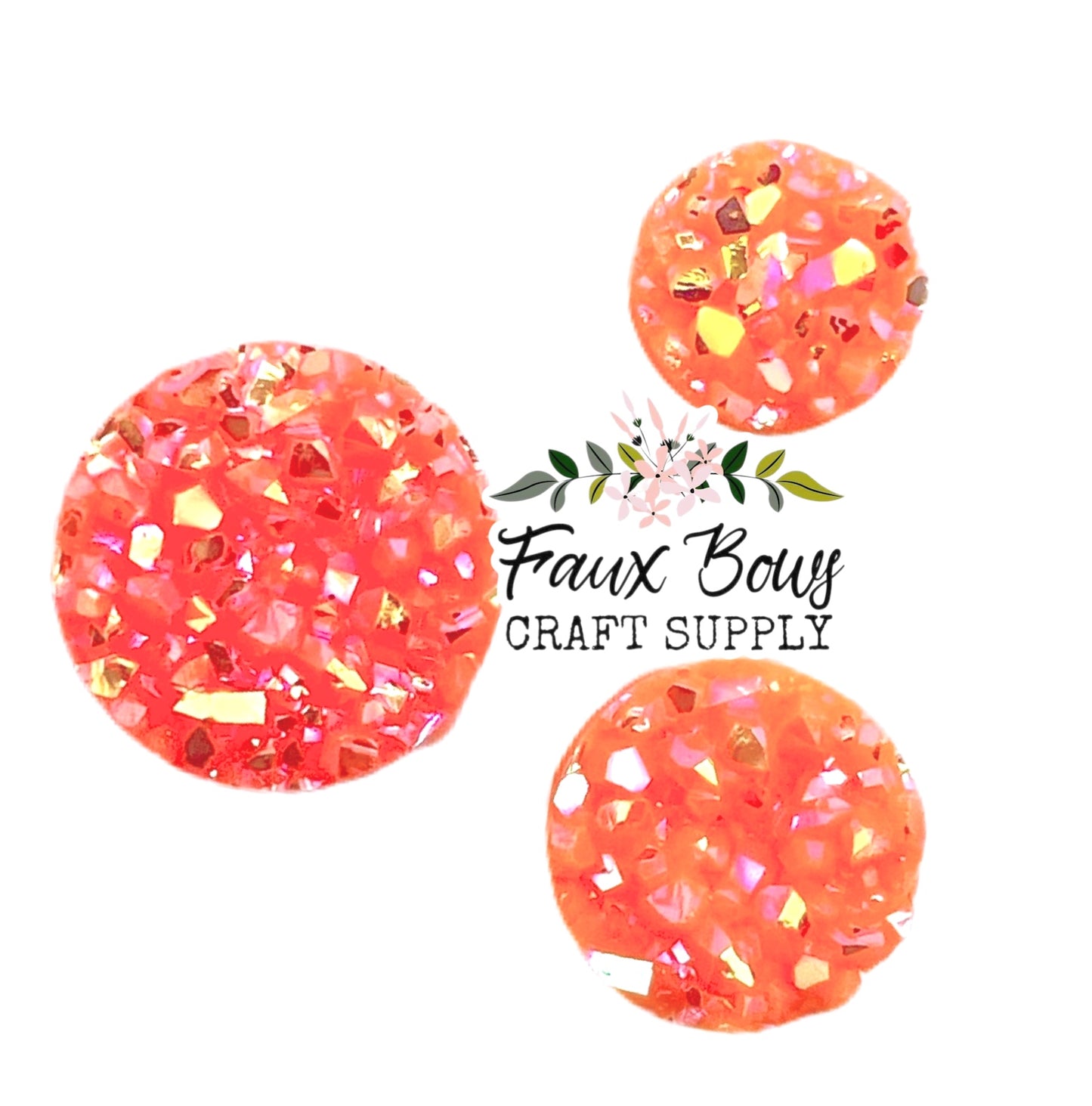 Orange Dream-8/10/12mm Druzy