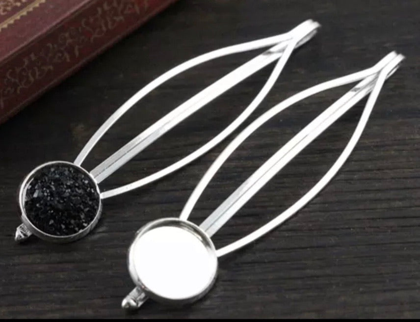 Slide Clip-12mm Cabochon base