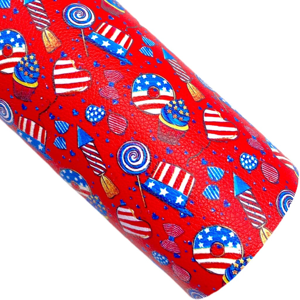 Celebrate America (Custom) Printed Pebbled Leather