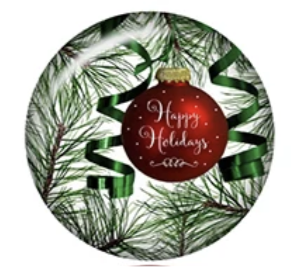 Deck The Halls -12mm Glass Cabochon 🎄
