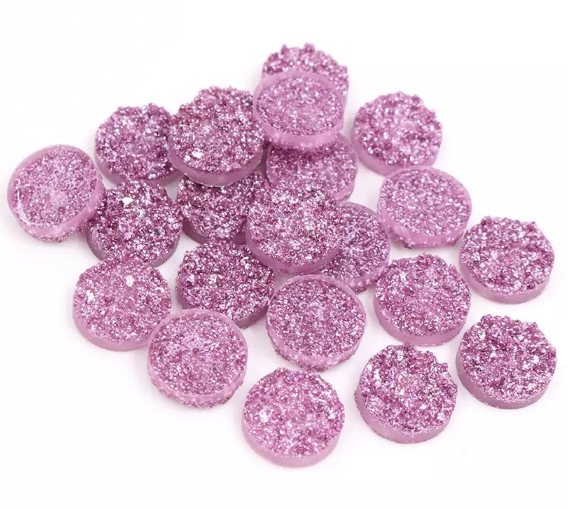Light Purple-8/10/12mm Druzy