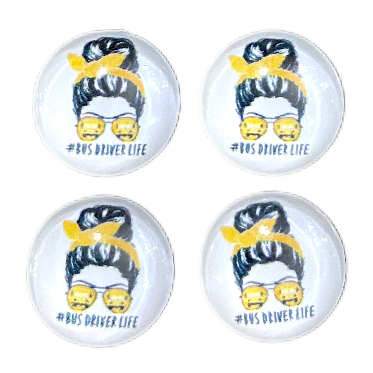 Bus Driver Life (Custom)-12mm Glass Cabochon