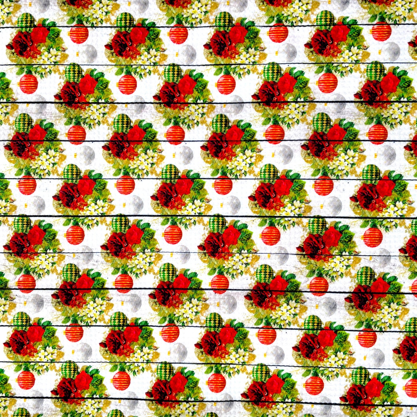 Holiday Greetings Bullet Fabric (Custom Print)