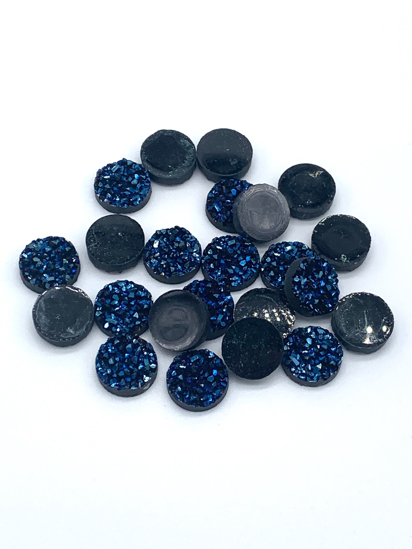 Navy Blue-10/12mm Druzy