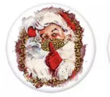 🎄Masked Santa-12mm Glass Cabochon 🎄