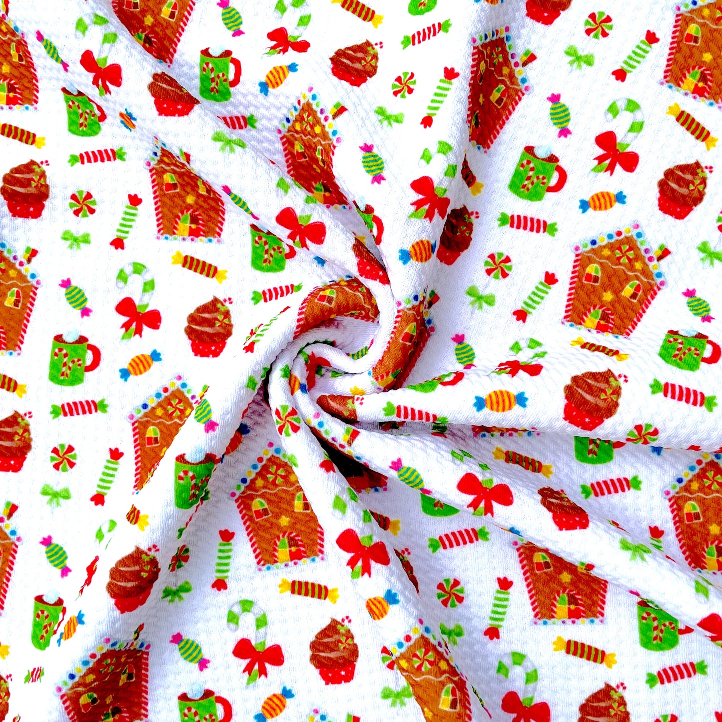 🎄Christmas Treats Bullet Fabric (Custom Print)