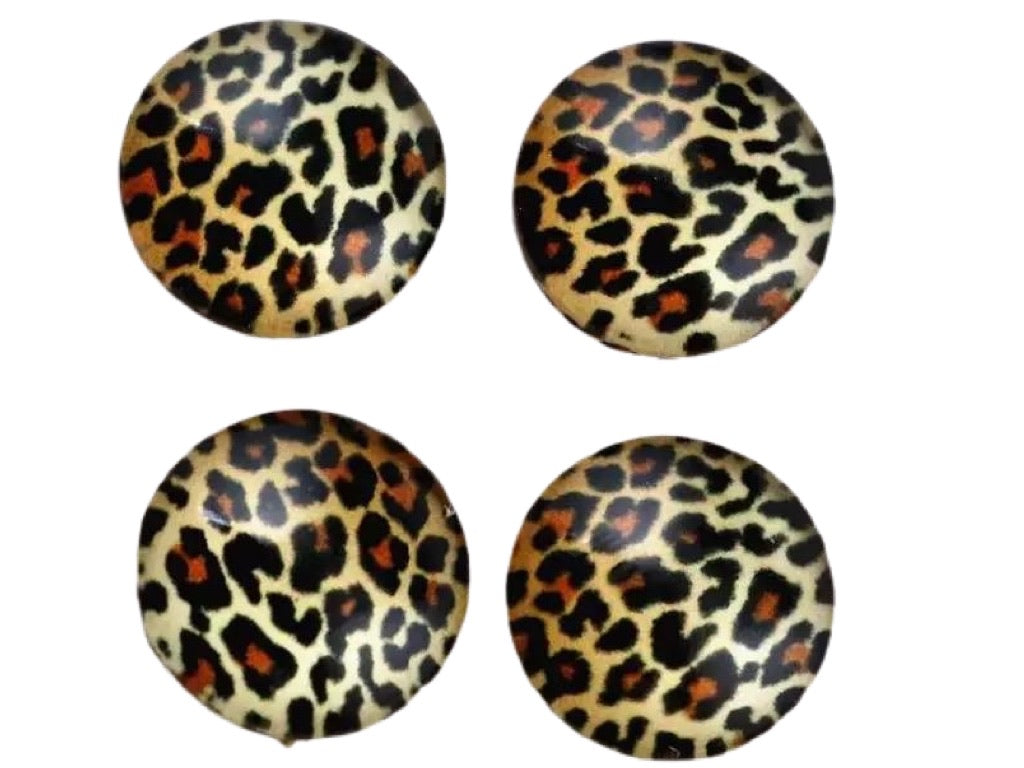 Cheetah-8/10/12mm Glass Cabochon