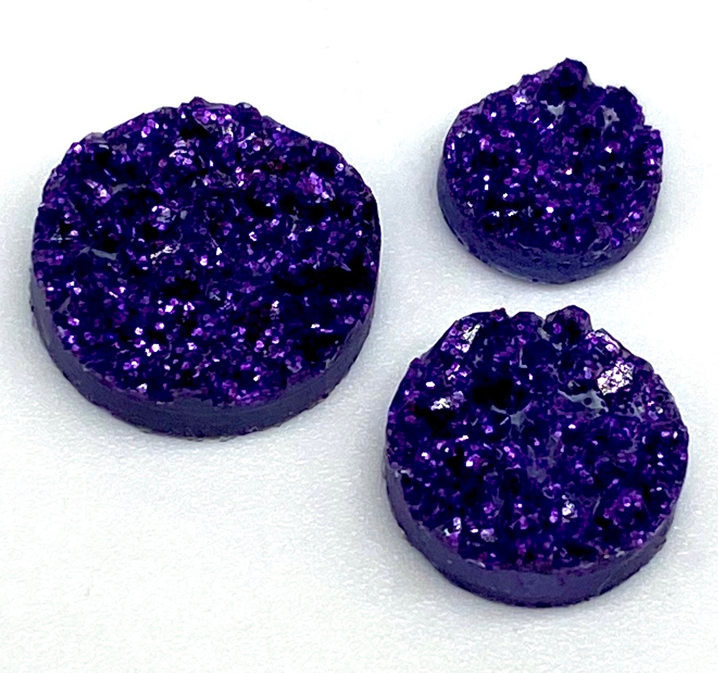 Plum-8/10/12mm Druzy