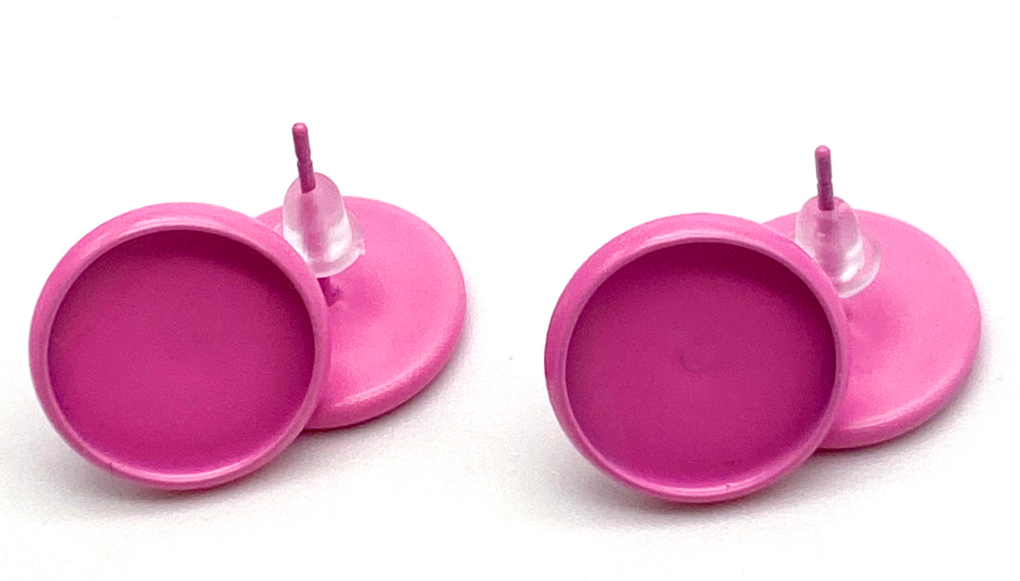 Colored Studs-12mm Cabochon Base