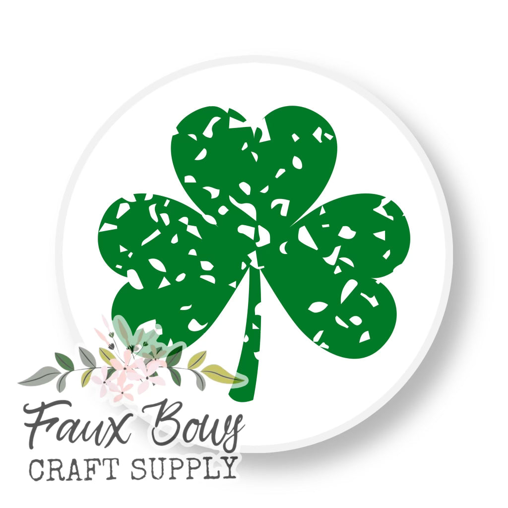 Shamrock 12mm Glass Cabochon