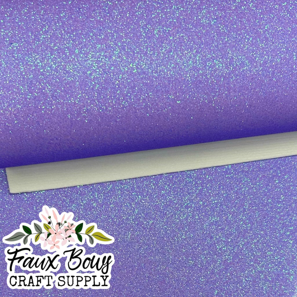 Iridescent Light Purple Fine Glitter (Felt Backed)