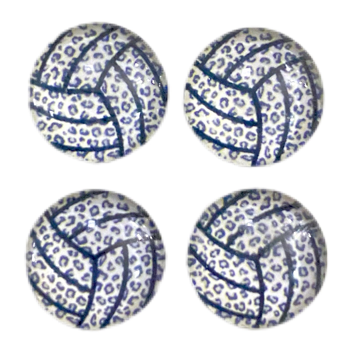 Cheetah Volleyball (Custom)-12mm Glass Cabochon