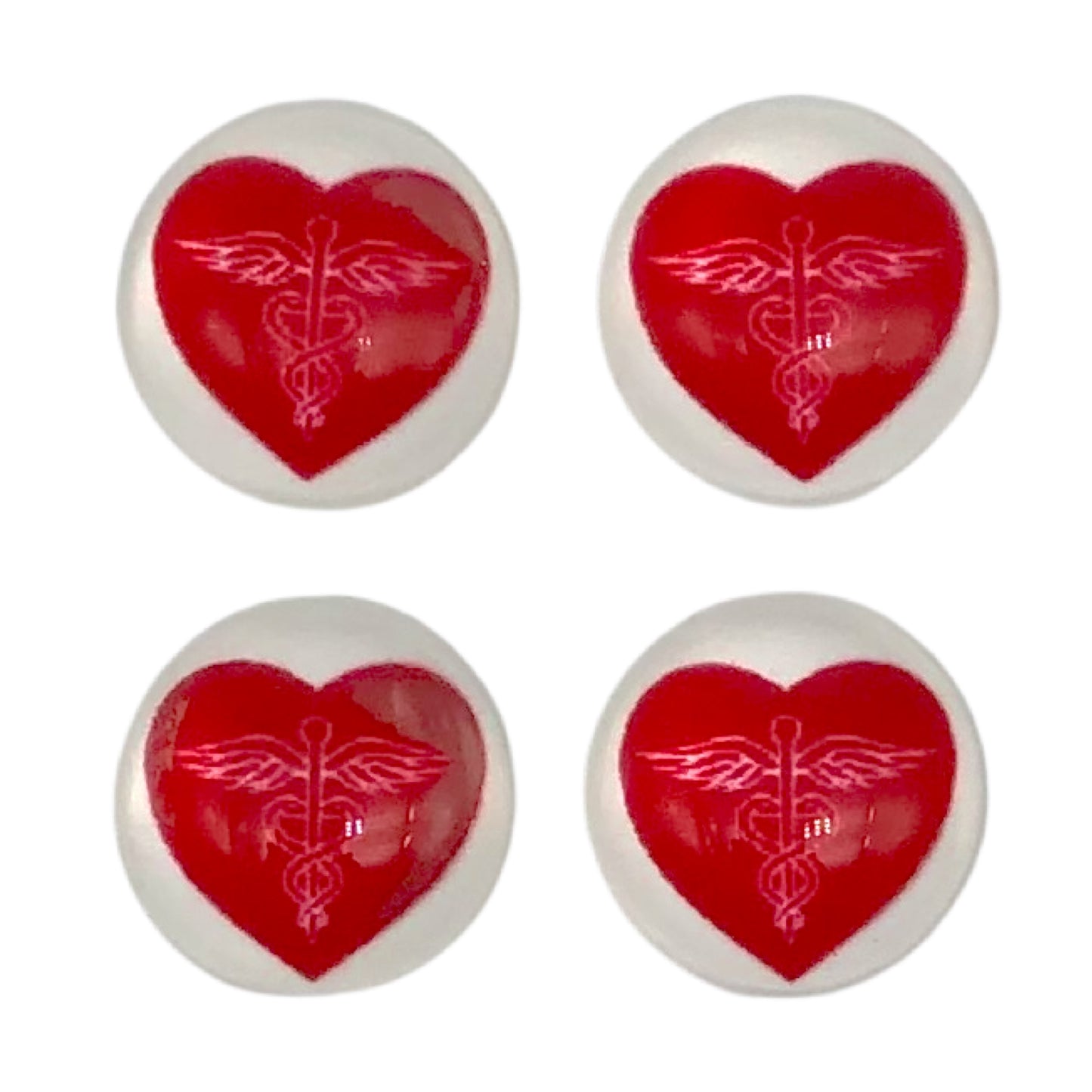 Red Heart RN-12mm Glass Cabochon