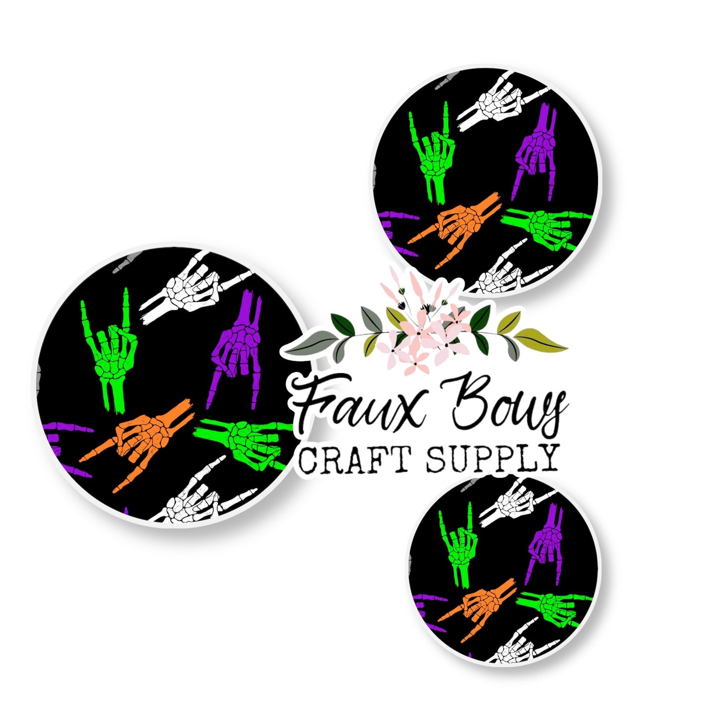 Halloween Rock 'N' Roll (Custom)-8/10/12mm Glass Cabochon