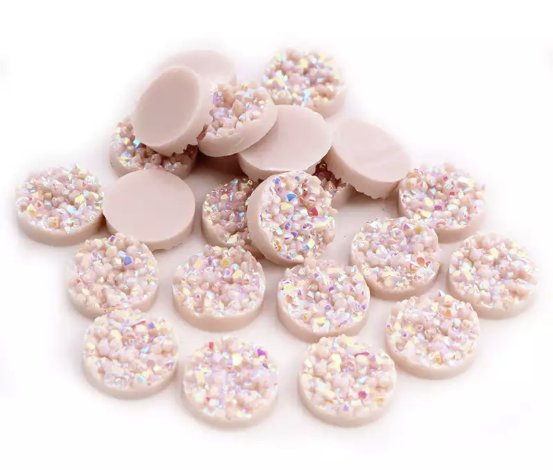 Seashell Sparkle-8mm/10mm/12mm Druzy