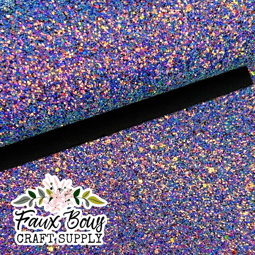 NEW Purple Sunset Chunky Glitter WOVEN