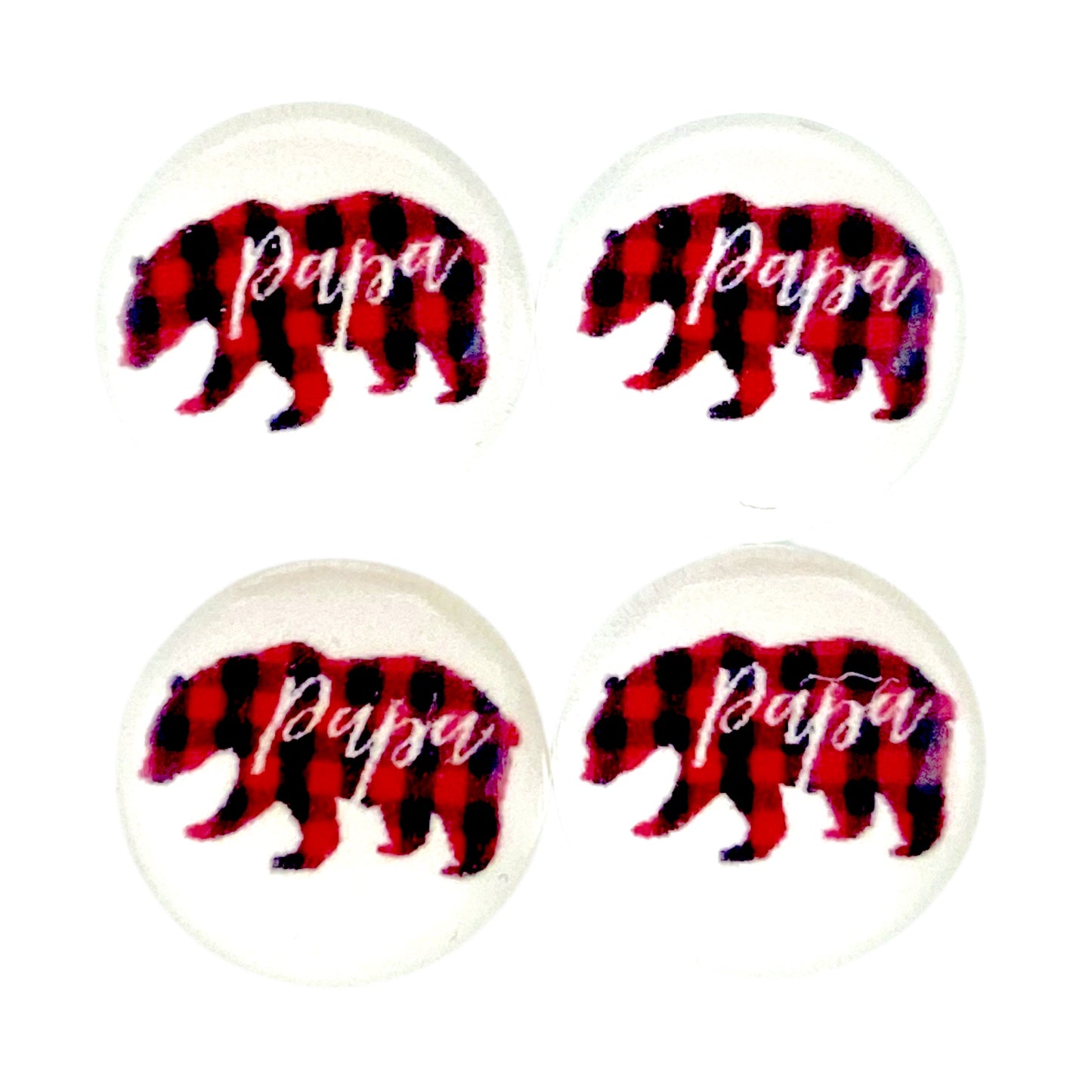Papa Bear-12mm Glass Cabochon