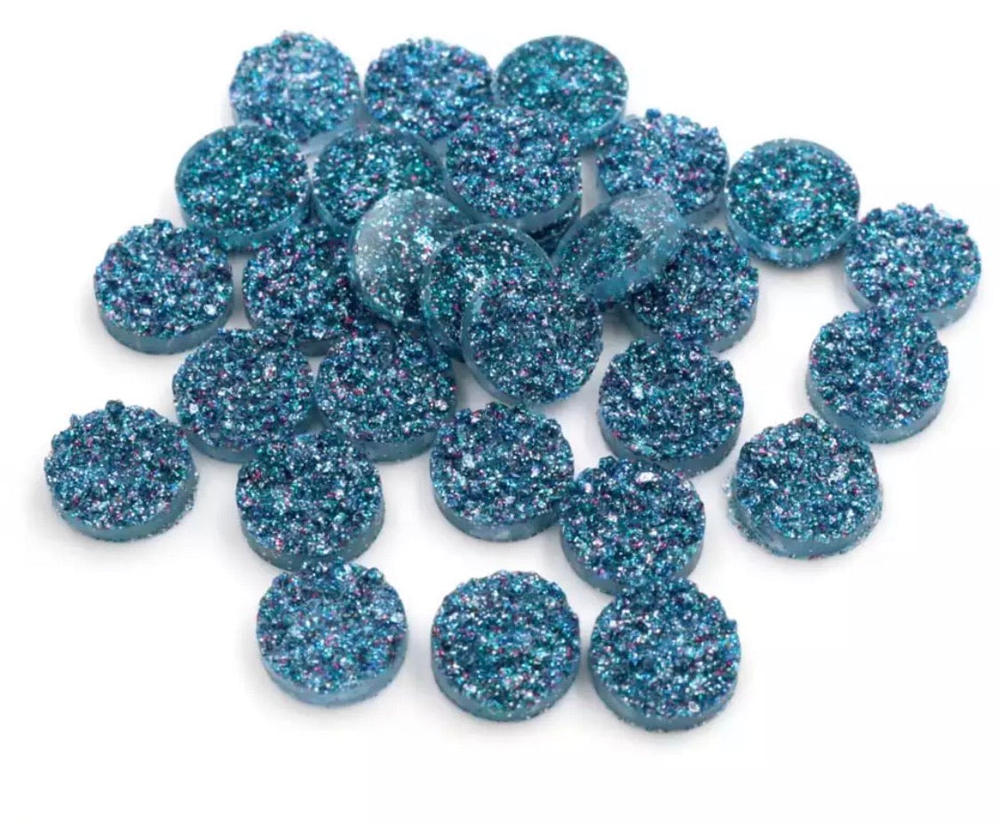 Blueberry Sparkle-8/10/12mm Druzy