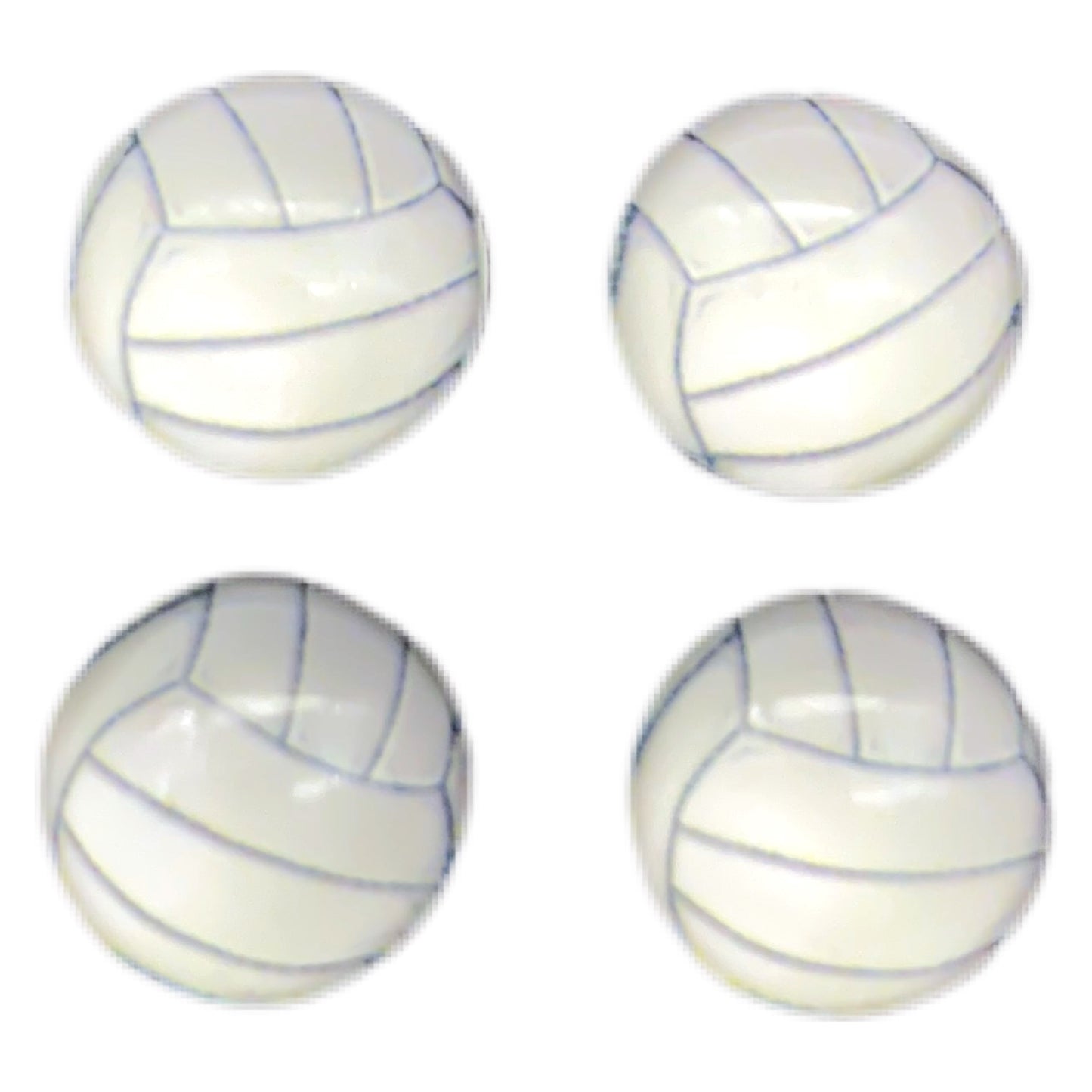 Volleyball (Custom)-12mm Glass Cabochon