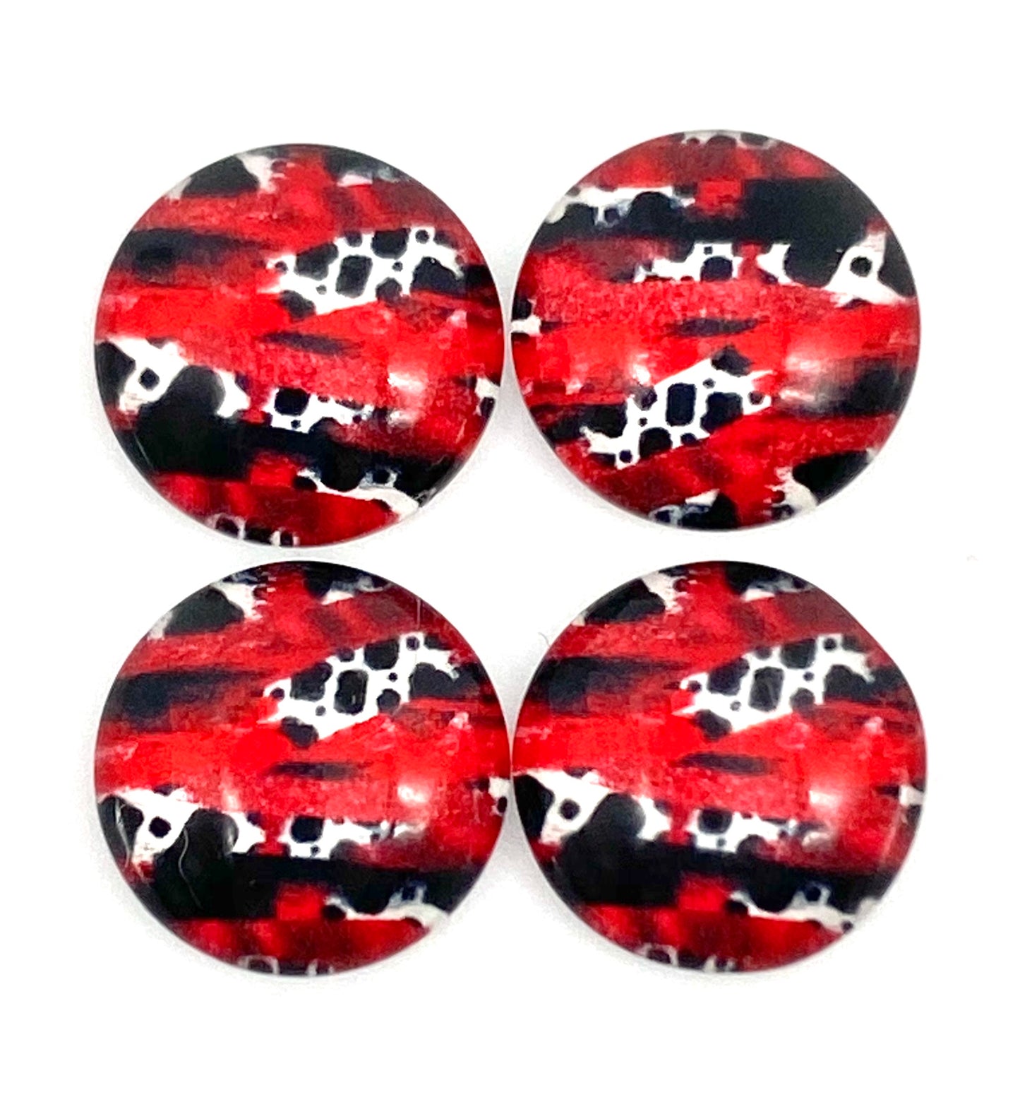Cow Brushstrokes-(CUSTOM)10mm Glass Cabochon