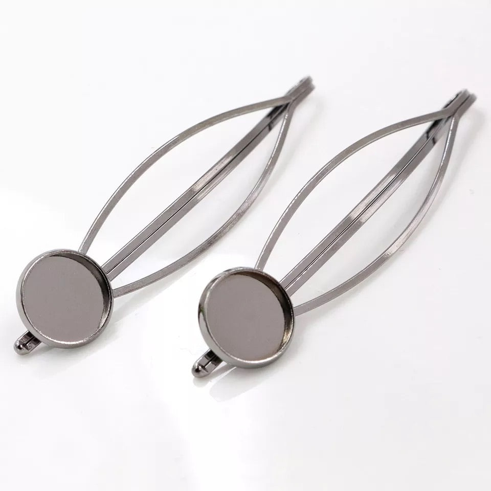 Slide Clip-12mm Cabochon base