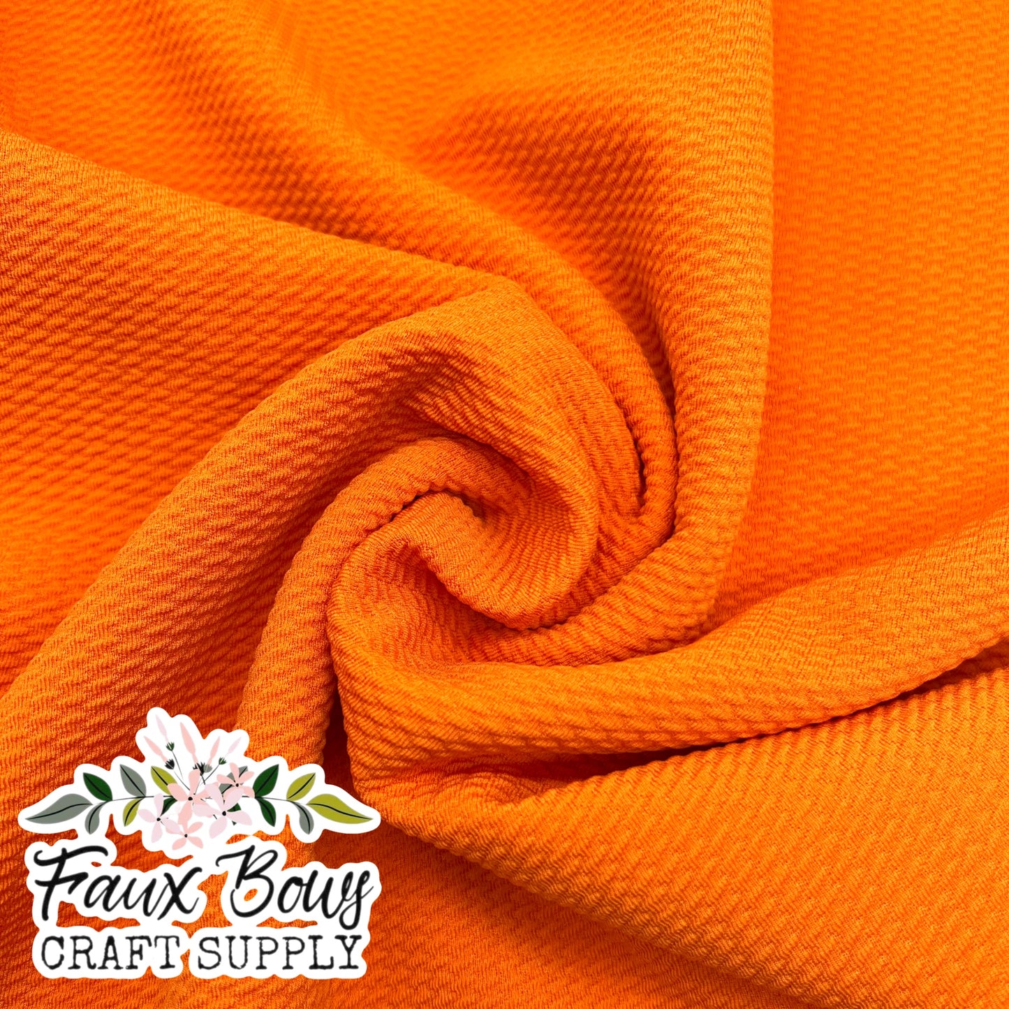 SOLID Orange Bullet Fabric