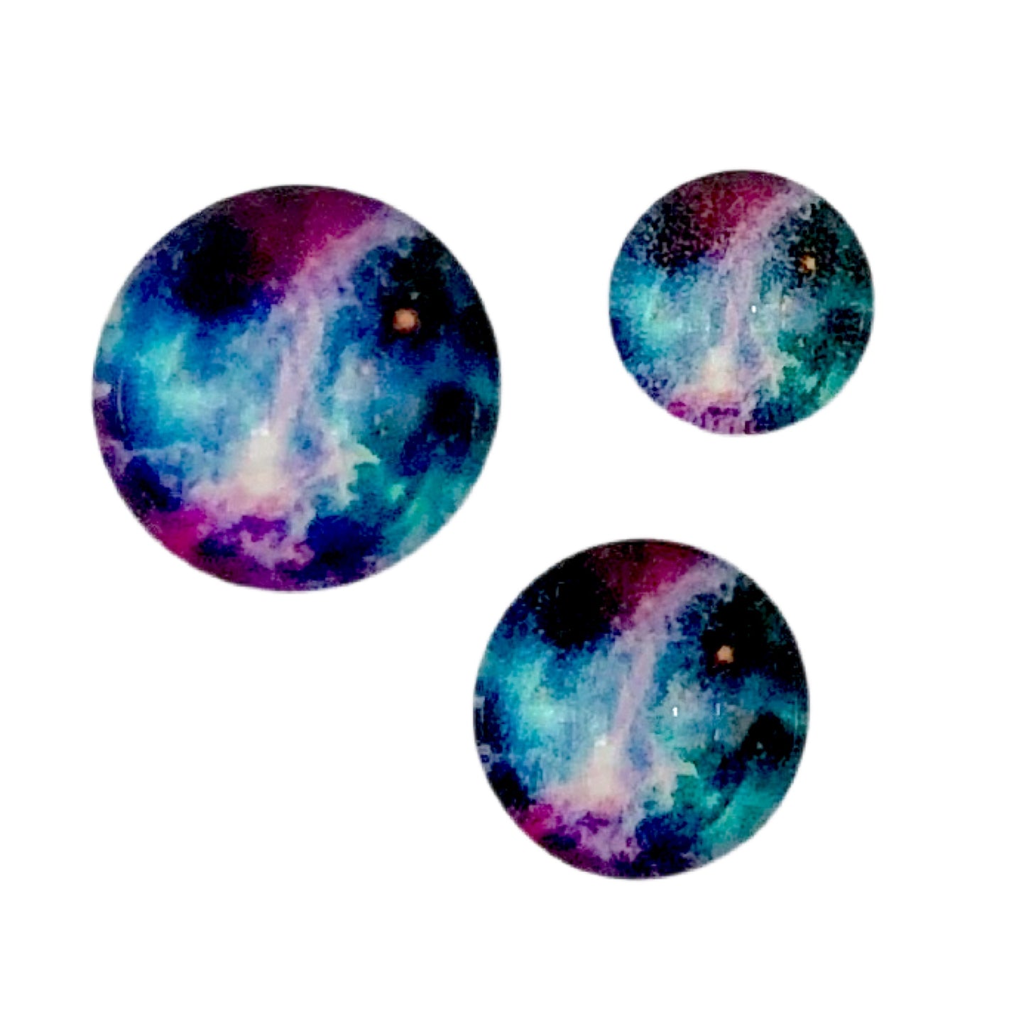 Galaxy-8/10/12mm Glass Cabochon