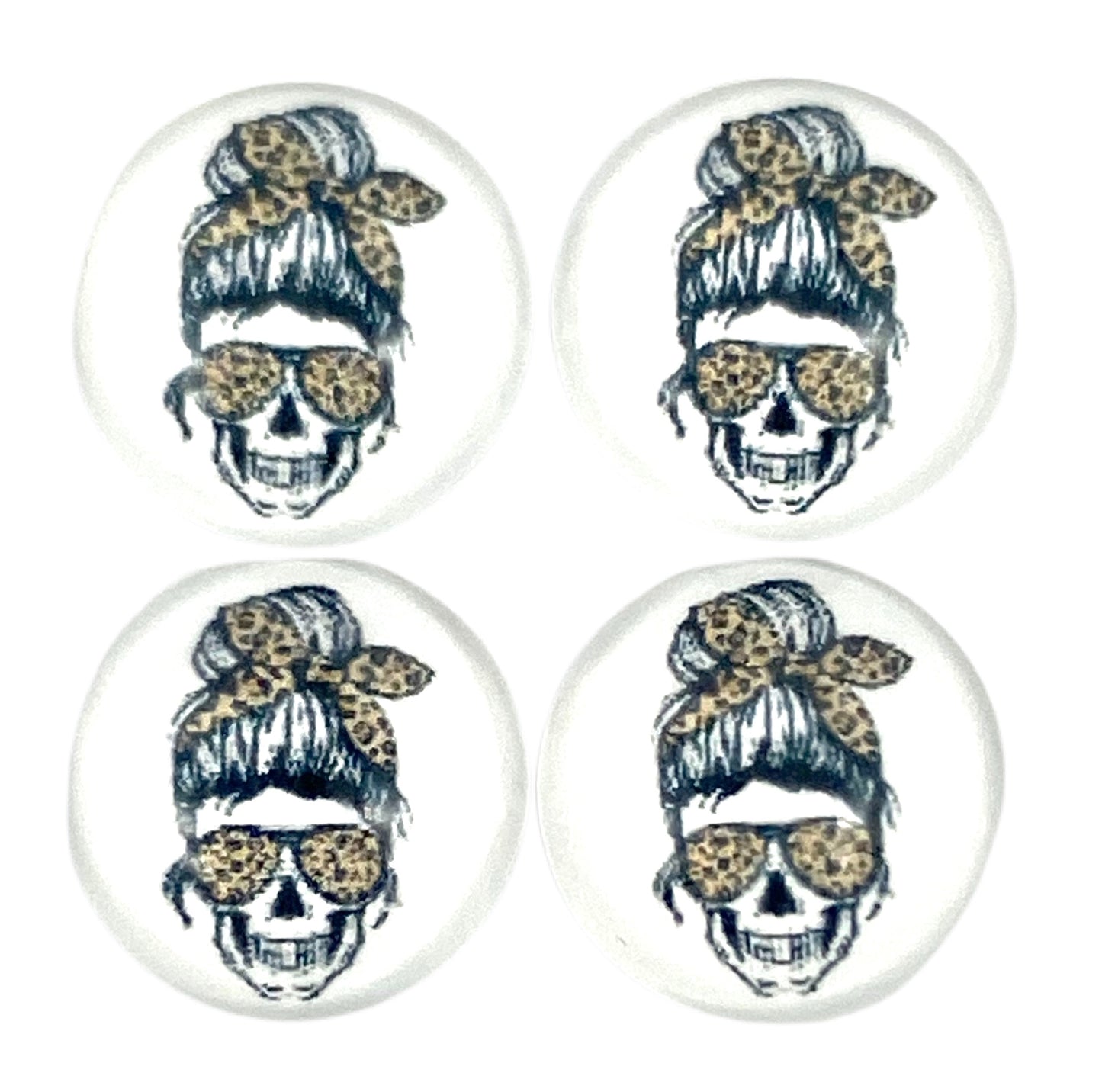 Cheetah Life-12mm Glass Cabochon