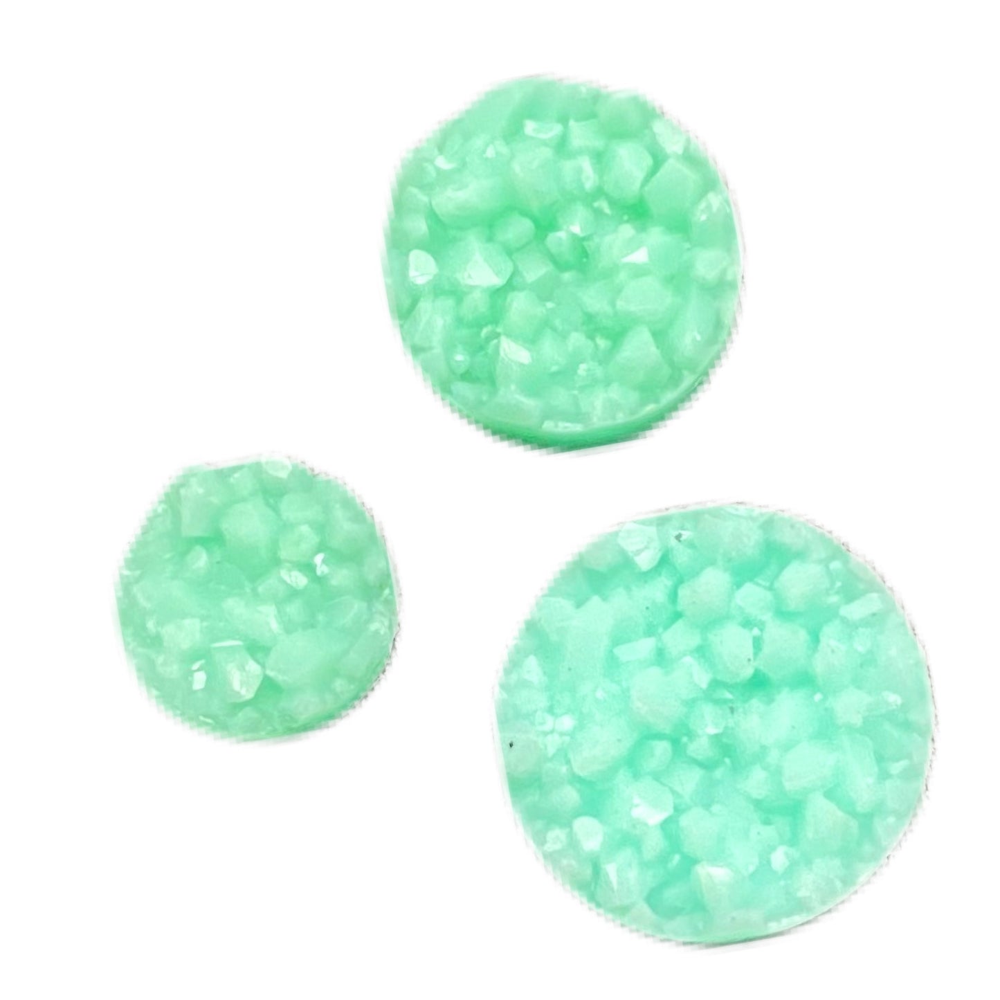 Matte Mint-8/10/12mm Druzy
