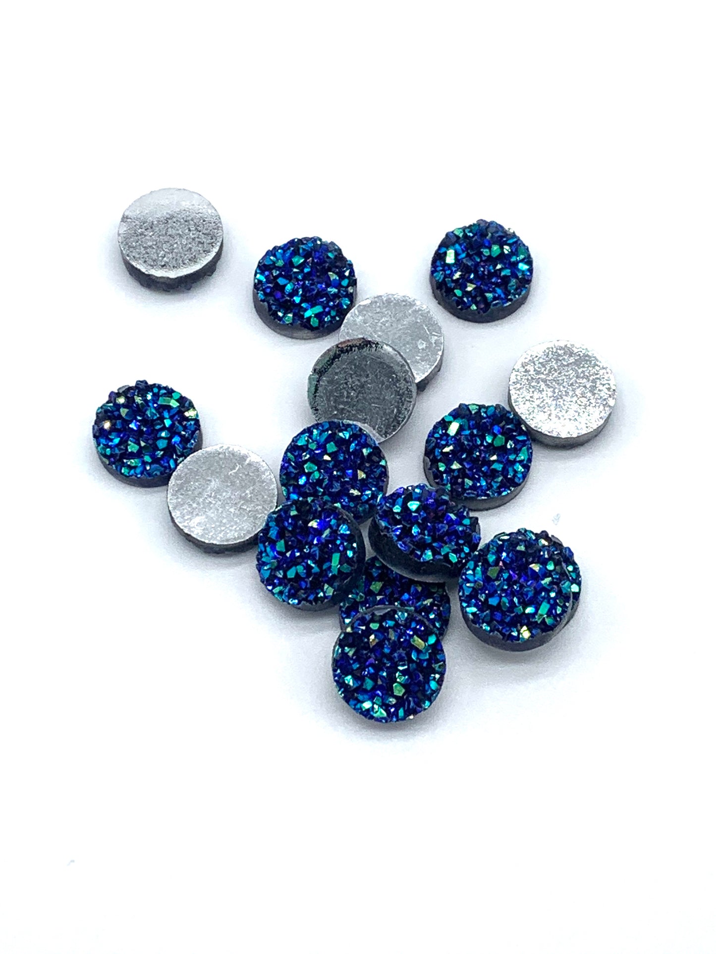 Iridescent Deep Blue-10/12mm Druzy