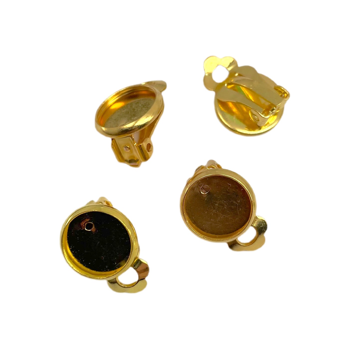 Clip On Earrings-10mm Cabochon